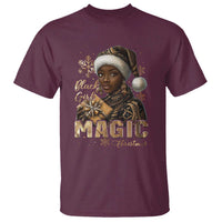 Xmas Melanin Black Girl Magic T Shirt - Wonder Print Shop