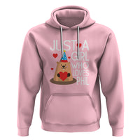 Cute Groundhog Just A Girl Who Loves Phil Hoodie - Wonder Print Shop