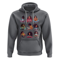 Black History Month Hoodie Reading Book African Melanin Women Girls - Wonder Print Shop