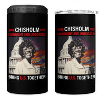 Shirley Chisholm 4 in 1 Can Cooler Tumbler Unbought And Unbossed Bring U.S. Together Black History Month