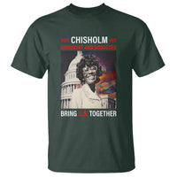 Shirley Chisholm T Shirt Unbought And Unbossed Bring U.S. Together Black History Month - Wonder Print Shop