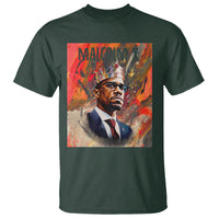 Malcolm X T Shirt King Hip Hop Aesthetic Art Black History Month - Wonder Print Shop