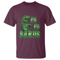 Papasaurus Funny Dinosaur Father's Day T Shirt - Wonder Print Shop