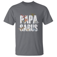 Papasaurus Funny Dinosaur Father's Day T Shirt - Wonder Print Shop