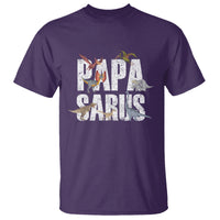 Papasaurus Funny Dinosaur Father's Day T Shirt - Wonder Print Shop