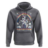 Dadacorn Funny Unicorn Father's Day Hoodie - Wonder Print Shop