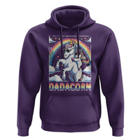 Dadacorn Funny Unicorn Father's Day Hoodie - Wonder Print Shop