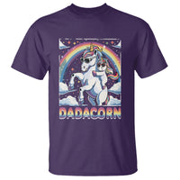 Dadacorn Funny Unicorn Father's Day T Shirt - Wonder Print Shop