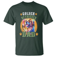 Golden Retriever Dad Dog Dad Father's Day T Shirt - Wonder Print Shop
