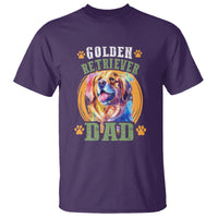 Golden Retriever Dad Dog Dad Father's Day T Shirt - Wonder Print Shop