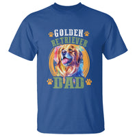 Golden Retriever Dad Dog Dad Father's Day T Shirt - Wonder Print Shop
