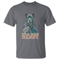 Dog Dad T Shirt Pitbull Dog Tattoo I Love Dad Father's Day Dog Lover - Wonder Print Shop