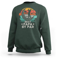 Golf Dad Sweatshirt Funny Best Papa By Par Golf Player Dad Father's Day - Wonder Print Shop