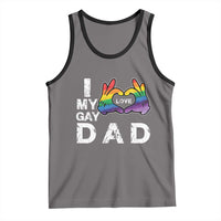 Father's Day LGBT Pride Tank Top I Love My Gay Dad