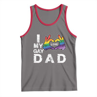 Father's Day LGBT Pride Tank Top I Love My Gay Dad
