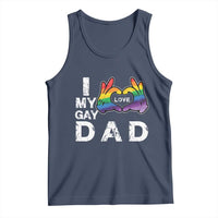 Father's Day LGBT Pride Tank Top I Love My Gay Dad