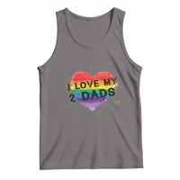 Father's Day LGBT Pride Tank Top I Love My Two Dads
