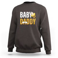 Funny New Dad Sweatshirt Baby Daddy First Time Father's Day - Wonder Print Shop