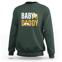 Funny New Dad Sweatshirt Baby Daddy First Time Father's Day - Wonder Print Shop