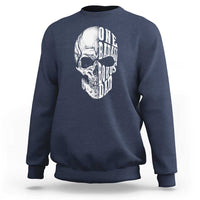 Father's Day Sweatshirt One Badass Bonus Dad Skull - Wonder Print Shop