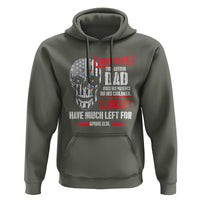 Autism Awareness Hoodie Warning This Autism Dad Uses His Patience On His Children Father's Day - Wonder Print Shop