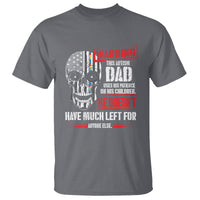 Autism Awareness T Shirt Warning This Autism Dad Uses His Patience On His Children Father's Day - Wonder Print Shop