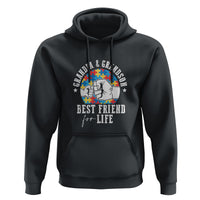 Autism Awareness Hoodie Grandpa Grandson Best Friend For Life Father's Day - Wonder Print Shop
