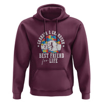 Autism Awareness Hoodie Grandpa Grandson Best Friend For Life Father's Day - Wonder Print Shop