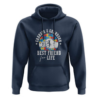 Autism Awareness Hoodie Grandpa Grandson Best Friend For Life Father's Day - Wonder Print Shop