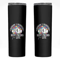 Autism Awareness Skinny Tumbler Grandpa Grandson Best Friend For Life Father's Day