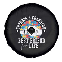 Autism Awareness Spare Tire Cover Grandpa Grandson Best Friend For Life Father's Day