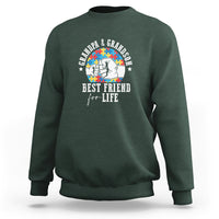 Autism Awareness Sweatshirt Grandpa Grandson Best Friend For Life Father's Day - Wonder Print Shop