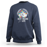 Autism Awareness Sweatshirt Grandpa Grandson Best Friend For Life Father's Day - Wonder Print Shop