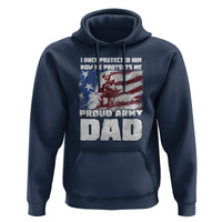 Father's Day Hoodie I Once Protected Him Now He Protects Me Proud Army Dad - Wonder Print Shop
