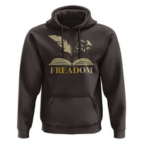 Book Lover Hoodie Reading Freadom Against Book Bans - Wonder Print Shop