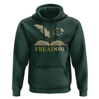 Book Lover Hoodie Reading Freadom Against Book Bans - Wonder Print Shop