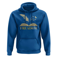Book Lover Hoodie Reading Freadom Against Book Bans - Wonder Print Shop