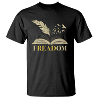 Book Lover T Shirt Reading Freadom Against Book Bans - Wonder Print Shop