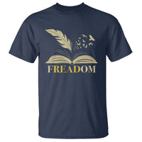 Book Lover T Shirt Reading Freadom Against Book Bans - Wonder Print Shop