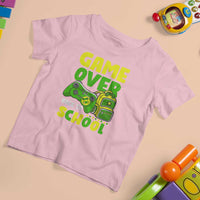 Funny Game Over Back To School T Shirt For Kid - Wonder Print Shop