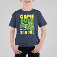 Funny Game Over Back To School T Shirt For Kid - Wonder Print Shop