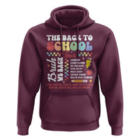 Funny The Back To School Tour Hoodie - Wonder Print Shop