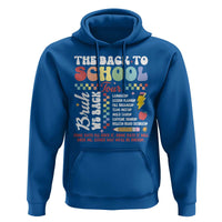 Funny The Back To School Tour Hoodie - Wonder Print Shop