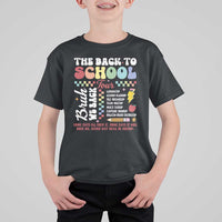 Funny The Back To School Tour T Shirt For Kid - Wonder Print Shop