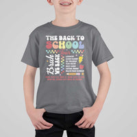 Funny The Back To School Tour T Shirt For Kid - Wonder Print Shop