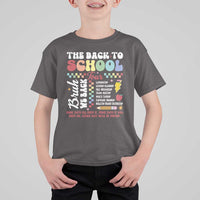 Funny The Back To School Tour T Shirt For Kid - Wonder Print Shop