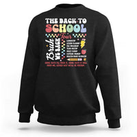 Funny The Back To School Tour Sweatshirt - Wonder Print Shop