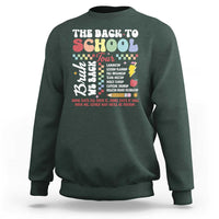 Funny The Back To School Tour Sweatshirt - Wonder Print Shop