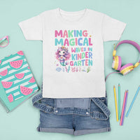 Kindergarten Mermaid Unicorn T Shirt For Kid Making Magical Waves In Kindergarten - Wonder Print Shop