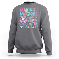 Kindergarten Mermaid Unicorn Sweatshirt Making Magical Waves In Kindergarten - Wonder Print Shop